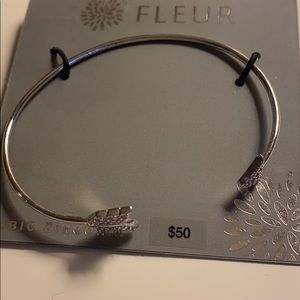 Fleur silver bracelet